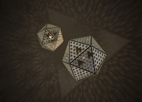 abstract light crystal