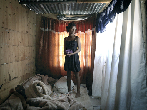 A girl in Hangberg.  A Portrait of a Colored Community