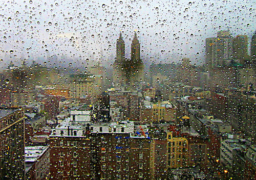 Rainy day in New York
