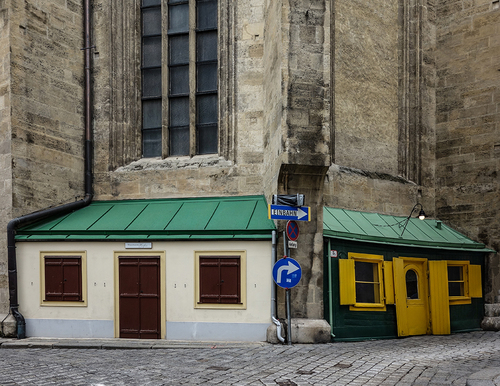 Street corner in Vienna