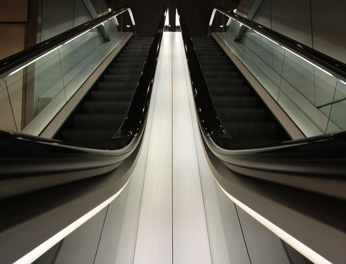 up and down