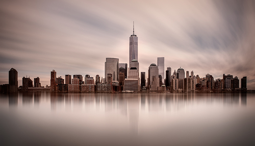 NY Skyline from NJ