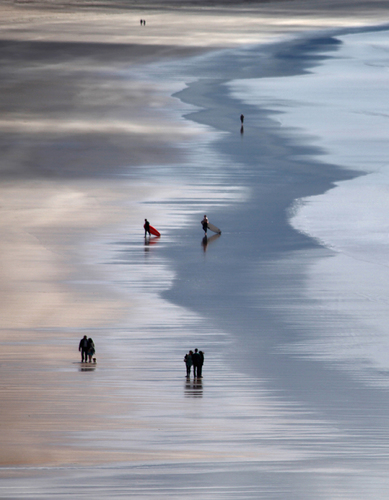 Figures on a Beach