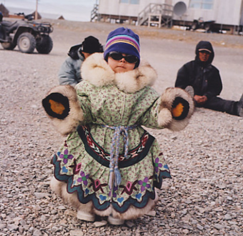 Dressed in Sister's Parka