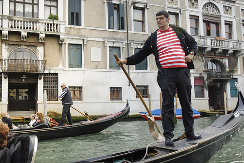 Gondoliers - Venice