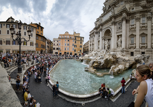 Trevi Fountain Panorama