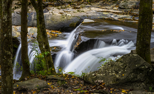 Dunloup Creek Waterfall