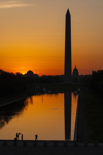 Sunrise on the Mall
