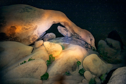 Arch Rock by Night
