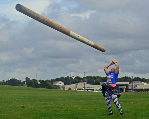 Scottish Caber Toss