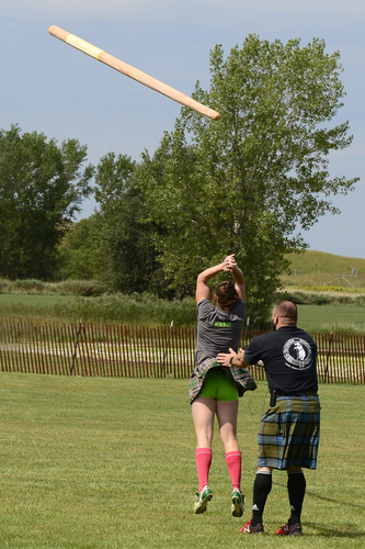 Scottish Caber Toss