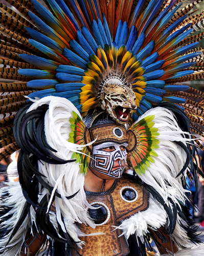 Aztec dancer