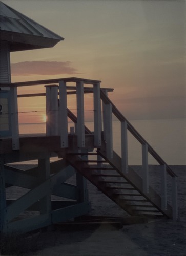 Sunrise at Life guard station