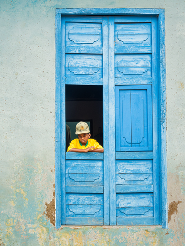 Cuba Little Boy Blue Door