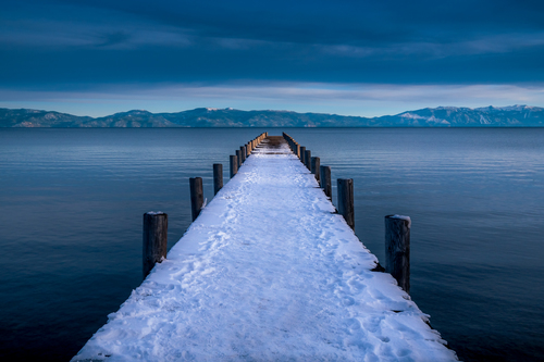 A Snowy Pier
