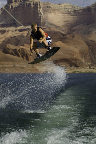 Lake Powell Wakeboarder