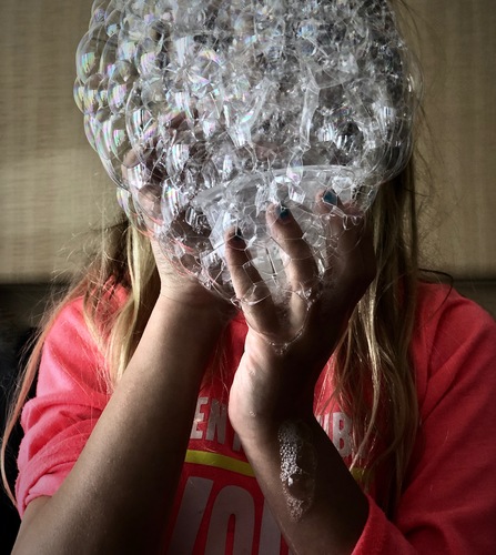 Bubbly girl