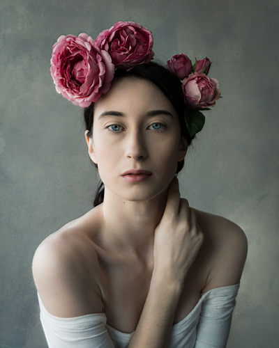 Sophia with Roses