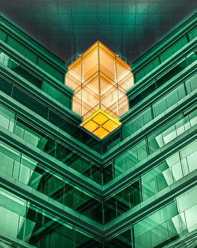 Emerald with diamond