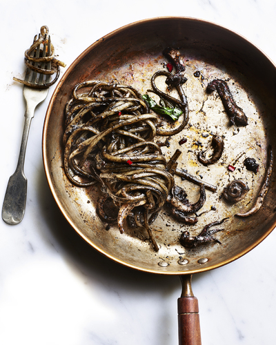 Linguine with Squid