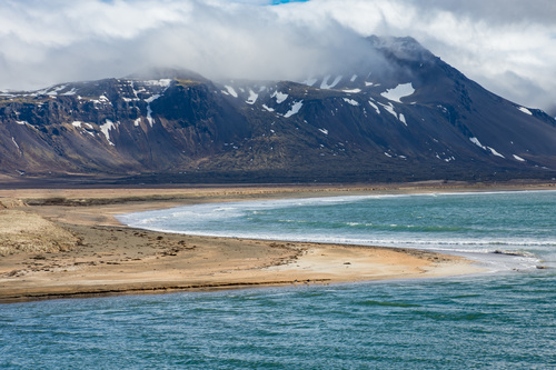 Peaceful Iceland Beach