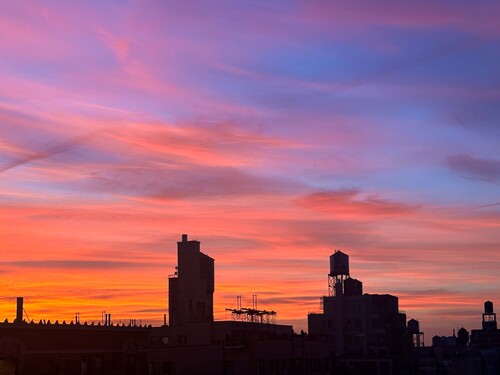 NYC sunset