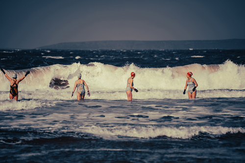 Together We take on the Waves