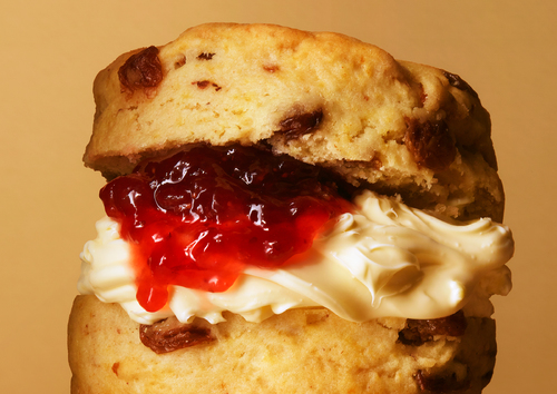 Jam Scone