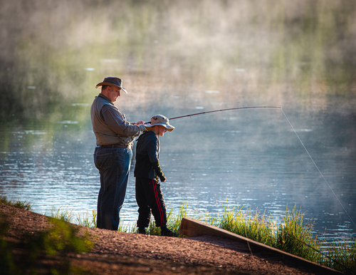 Fishing with Grandpa