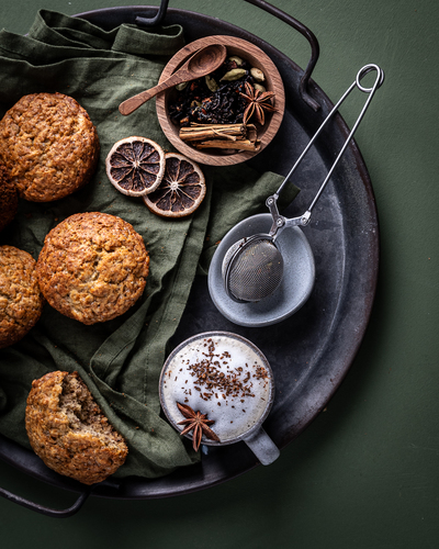 Sticky Chai and Muffins