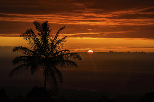 Sunset in Hawaii