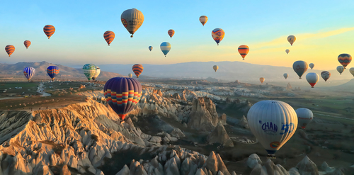Balloons in Capadocia