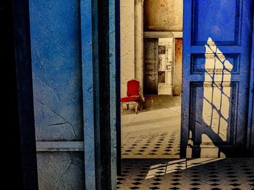 Behind the Blue Door