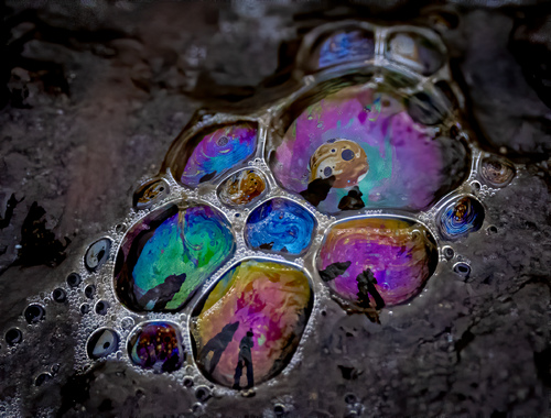 Rainbows in a most unusual place
