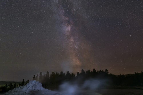 Stargazing in Yellowstone