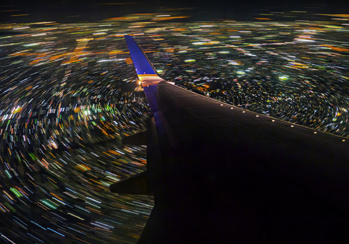 I fly in Circles in the Night