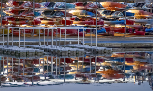 Colorful Rowing