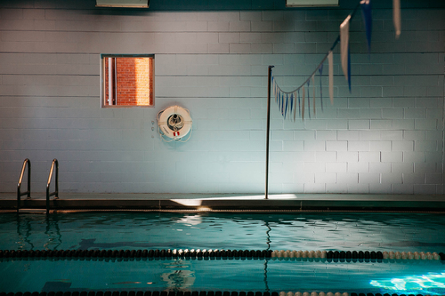 Blue Pool at Golden Hour