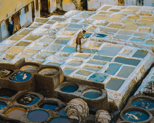 Mixing Dyes at the Tannery