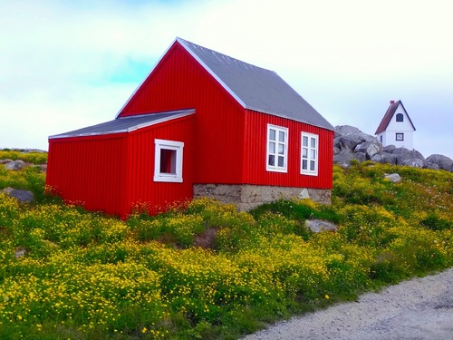 Greenland's Red House