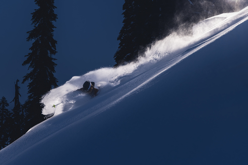 Skier at Night