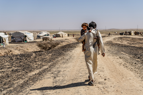 Displaced by war in Yemen