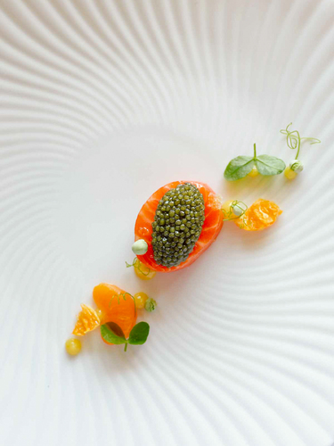Plated Detail, Michelin Restaurant