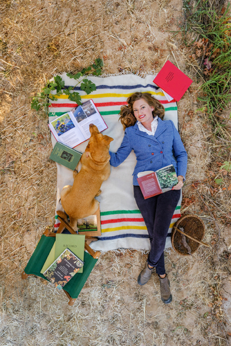 Author in the Vineyard