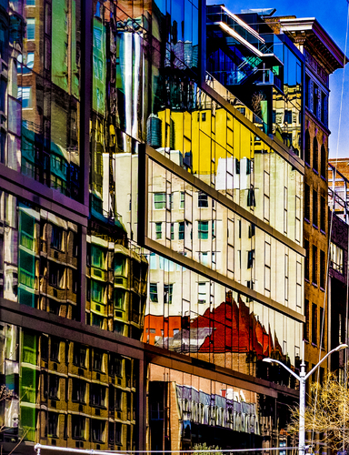 Union Square reflection