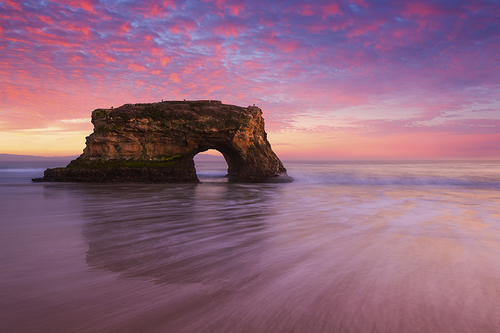 Natural Bridge Pink Sunset
