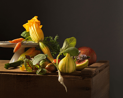 Heirloom Vegetable Still Life