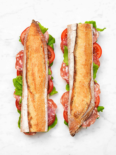 Salami baguettes