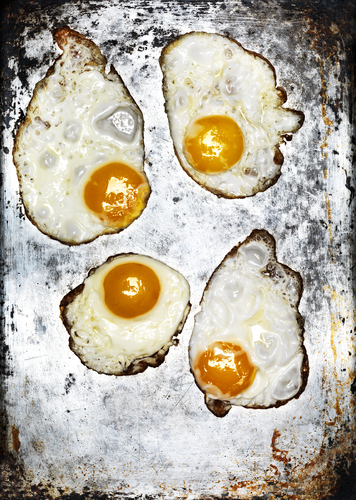 Frazzled eggs