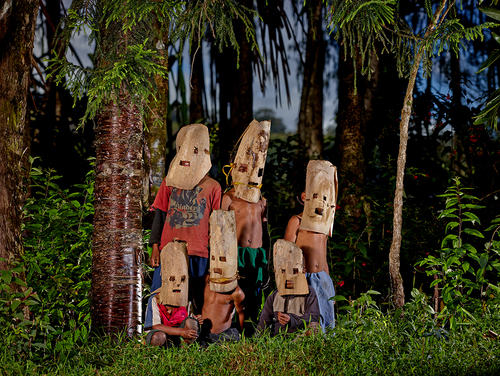 Bark Children Masks